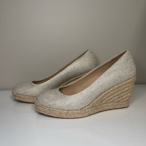 J. Crew Sparkly Seville Espadrille Wedges
